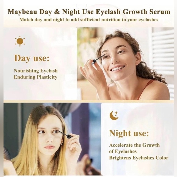 MayBeau Eyelash Growth Serum Eyebrow Enhancer day & night - Picture 7 of 7